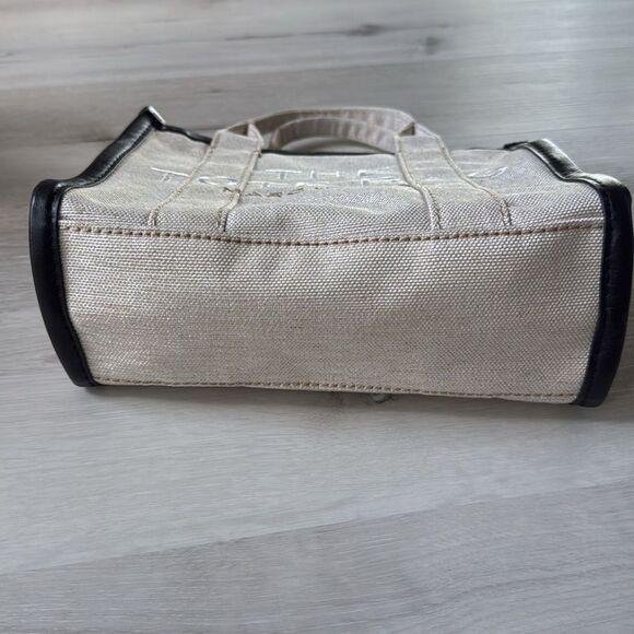 MARC JACOBS Cotton Canvas The Traveler Tote Bag Beige nwt - Picture 6 of 11